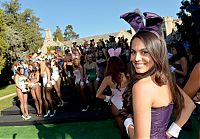 People & Humanity: Playboy bunnies parade, 60th Anniversary, Los Angeles, California, United States