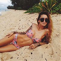 young summer and bikini beach girls