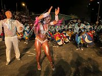 People & Humanity: Girls from Uruguayan Carnival 2014, Montevideo, Uruguay