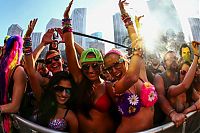 People & Humanity: Ultra Music Festival 2014 girls, Miami, Florida, United States