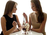 People & Humanity: girl with ice cream