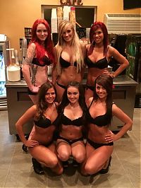 People & Humanity: bikini barista girls