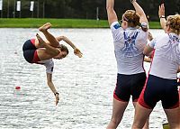 People & Humanity: young college girls go crazy
