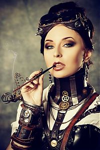 People & Humanity: steampunk girl