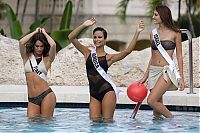 People & Humanity: Contestants of beauty pageant, Miss Universe 2014, Miami, Florida, United States