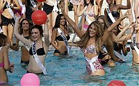 People & Humanity: Contestants of beauty pageant, Miss Universe 2014, Miami, Florida, United States