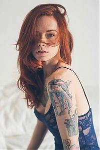 People & Humanity: young red haired girl portrait