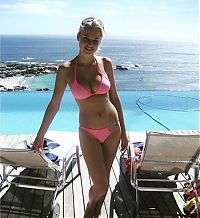 People & Humanity: young summer and bikini beach girls