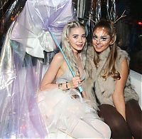 People & Humanity: Playboy Mansion halloween party girls