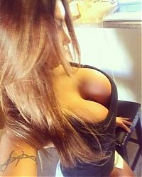 People & Humanity: breasts cleavage girl