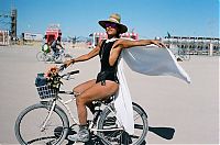 People & Humanity: Burning man girls, Black Rock Desert, Nevada, United States