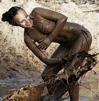 People & Humanity: dirty girls in mud