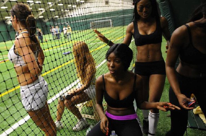 Lingerie Football League girls