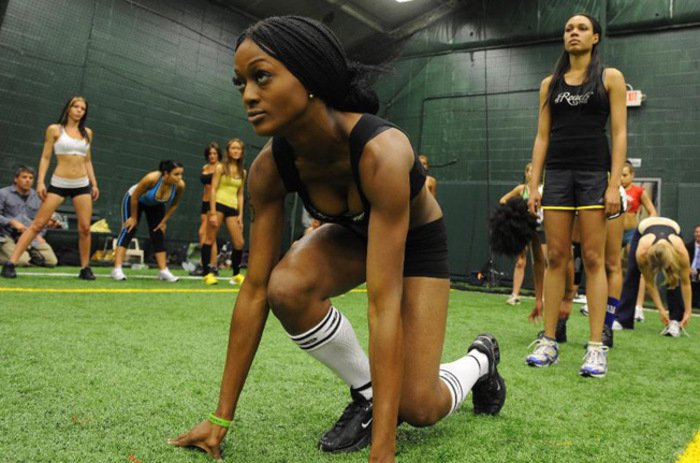 Lingerie Football League girls