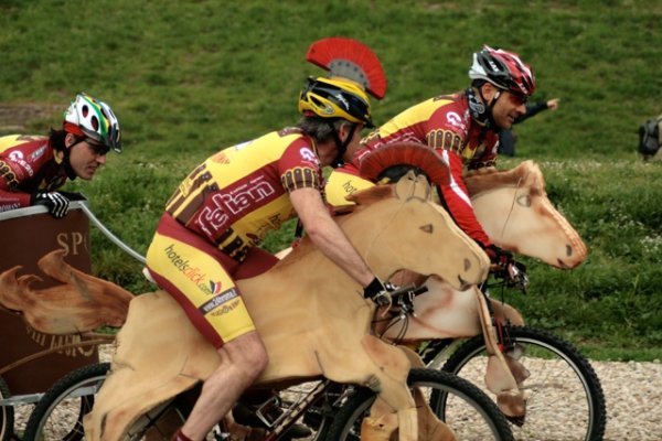 Bicycle race in Rome