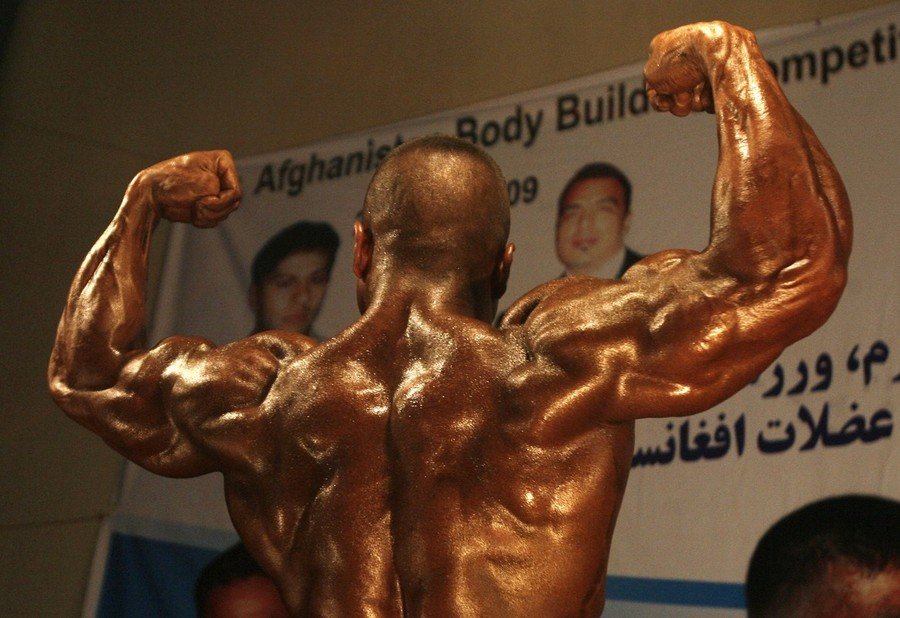 Afghan Mr. Muscle, Kabul, Afghanistan