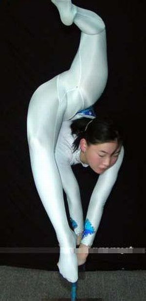 flexible gymnastic girl