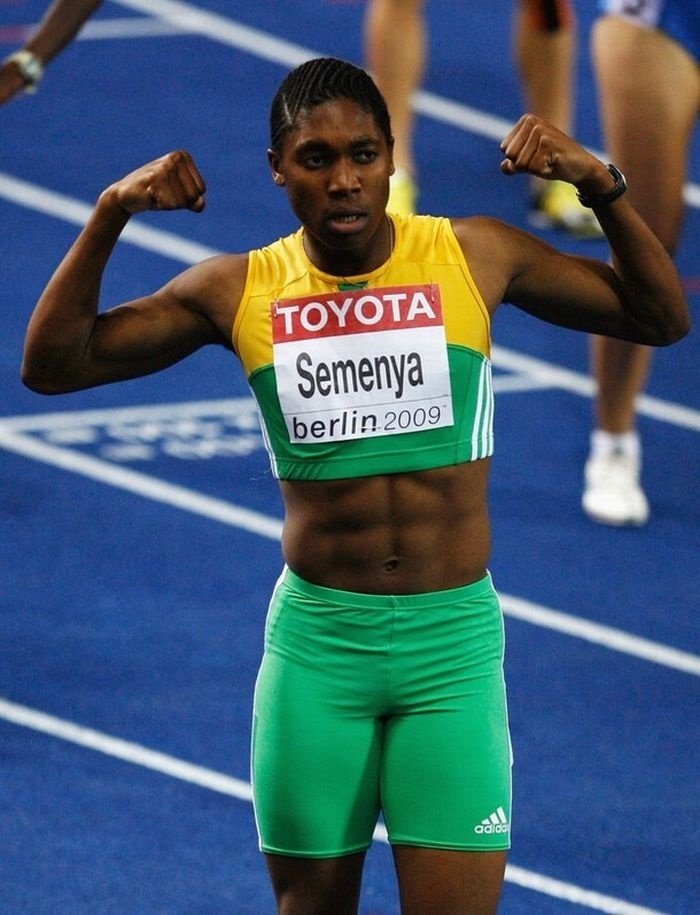 Custer Semen, South African woman runner