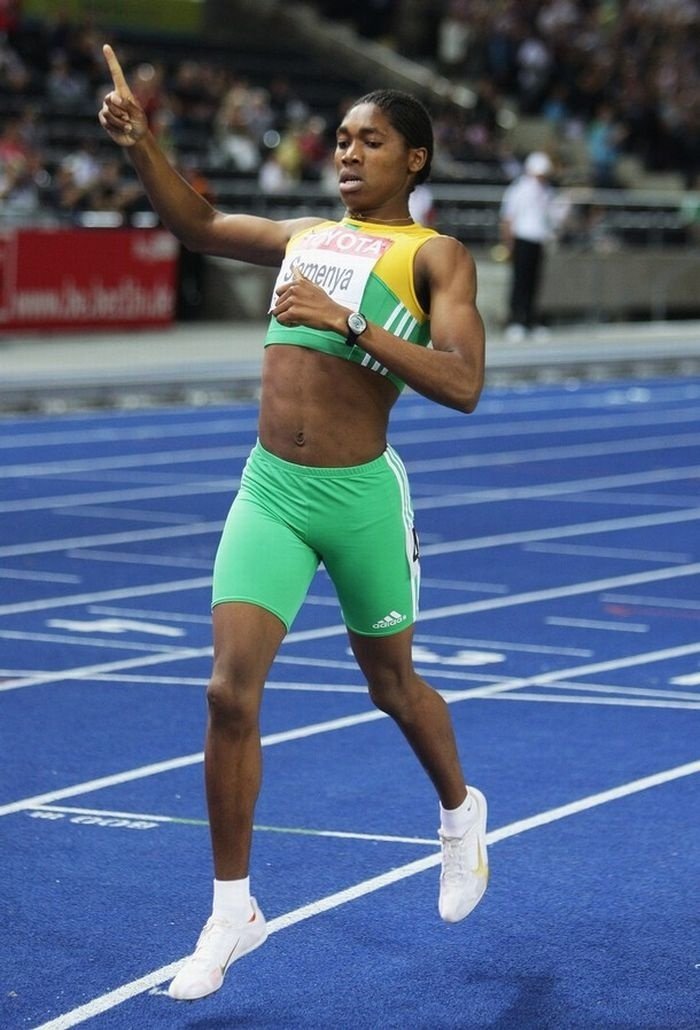 Custer Semen, South African woman runner