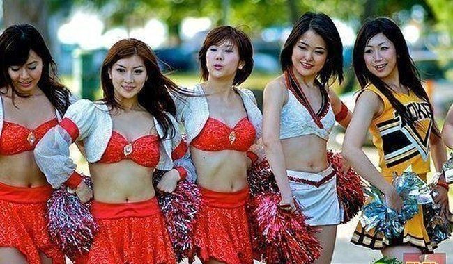 asian cheerleader girls