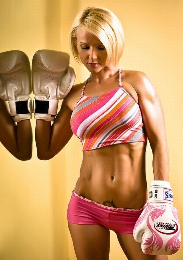 Sexy boxer girl