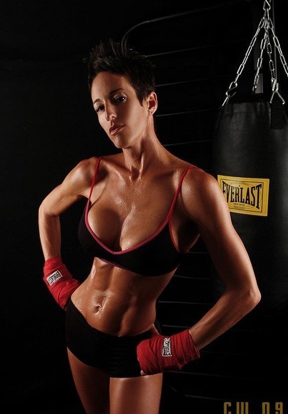 Sexy boxer girl