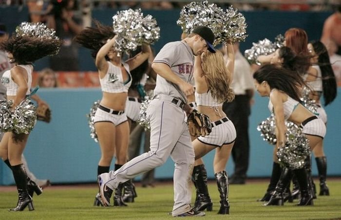 Major League Baseball cheerleader girls