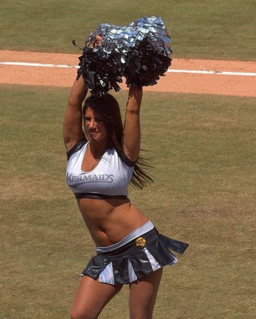 Major League Baseball cheerleader girls