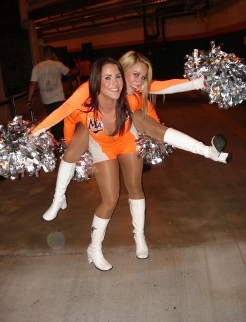 Major League Baseball cheerleader girls