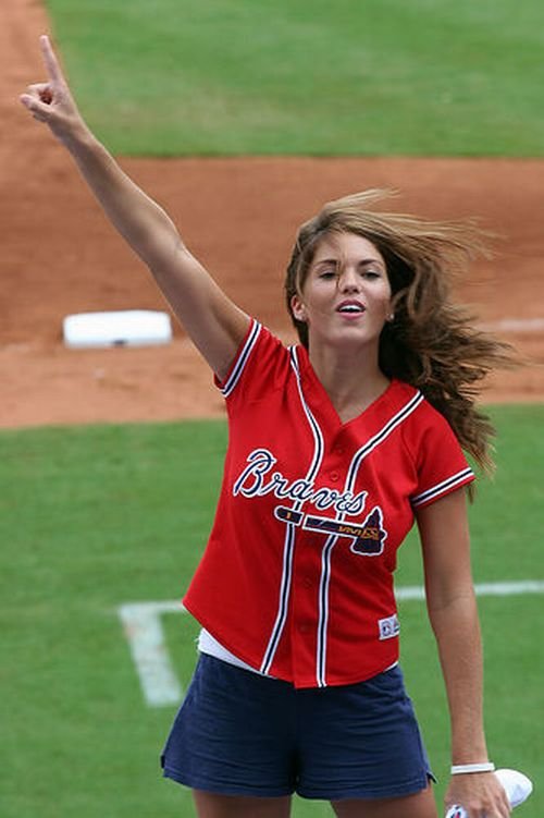 Major League Baseball cheerleader girls