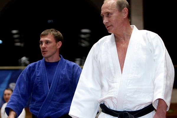 Vladimir Putin held a training session in judo,  St. Petersburg, Russia