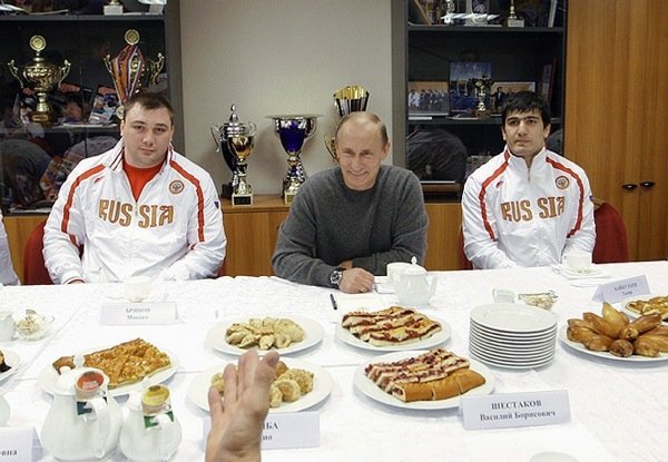 Vladimir Putin held a training session in judo,  St. Petersburg, Russia