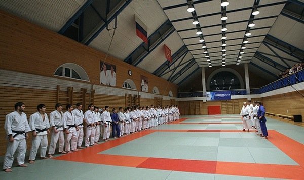 Vladimir Putin held a training session in judo,  St. Petersburg, Russia