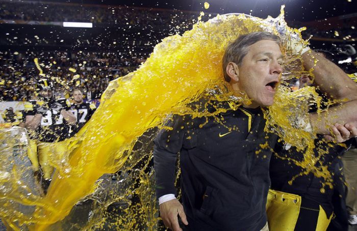 Coach, celebrating the victory