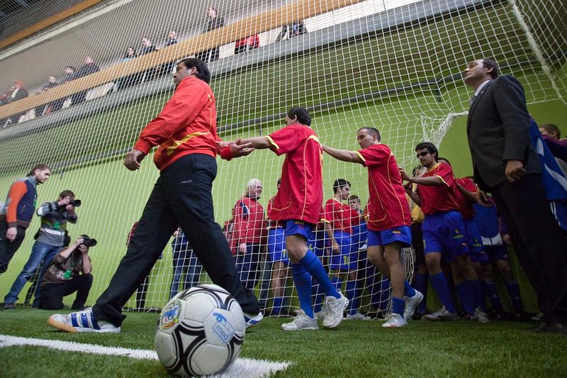 blind football