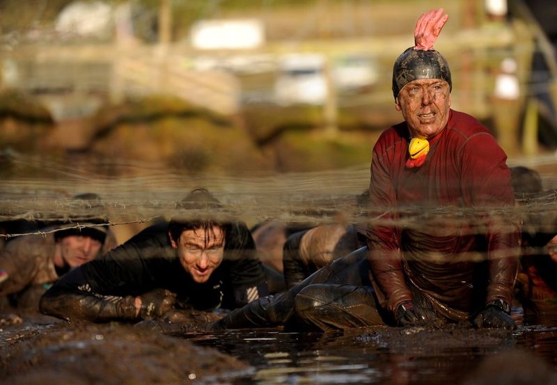 Tough Guy Race competition, village of Perton, England, United Kingdom