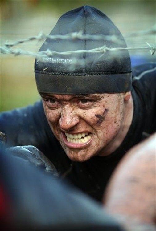 Tough Guy Race competition, village of Perton, England, United Kingdom