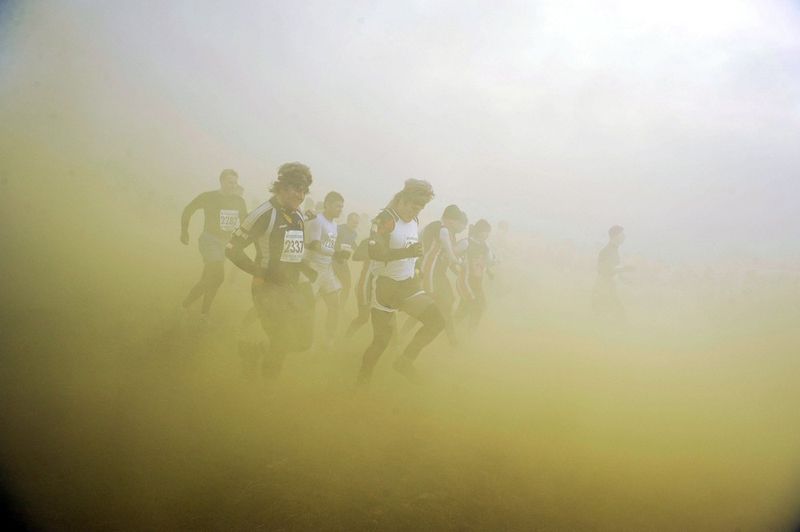 Tough Guy Race competition, village of Perton, England, United Kingdom