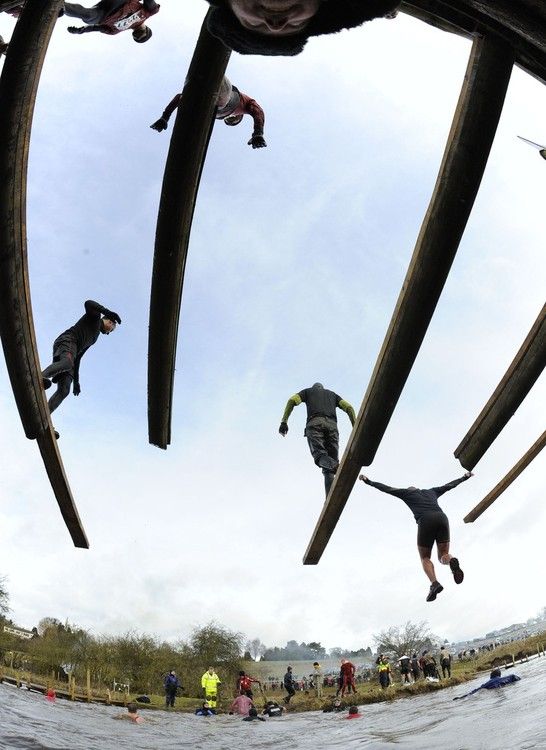 Tough Guy Race competition, village of Perton, England, United Kingdom