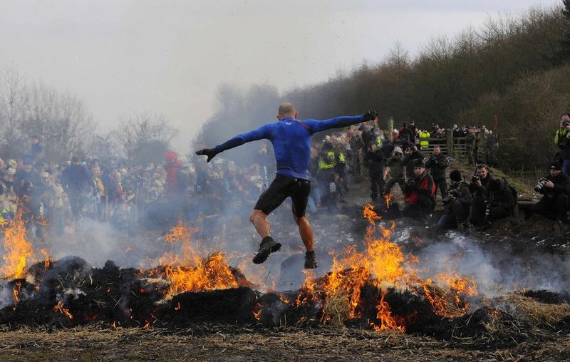 Tough Guy Race competition, village of Perton, England, United Kingdom