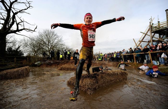 Tough Guy Race competition, village of Perton, England, United Kingdom