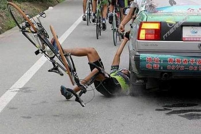 bicycle fall