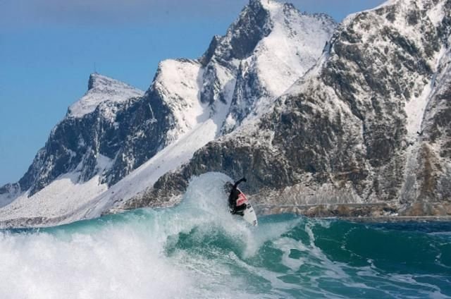 arctic surfing