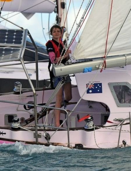 16-year-old Jessica Watson sailed around the world