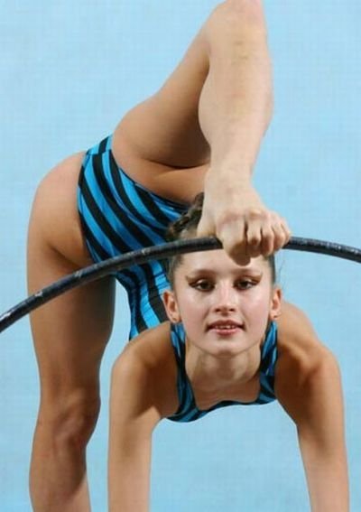 flexible gymnastic girl