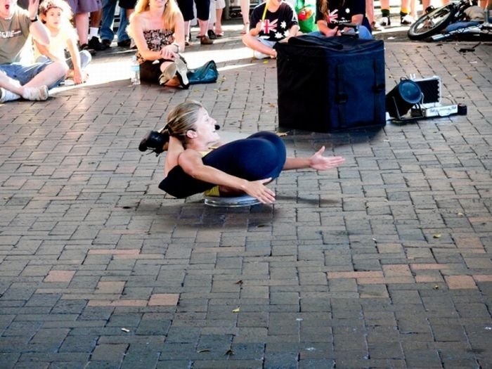 flexible gymnastic girl