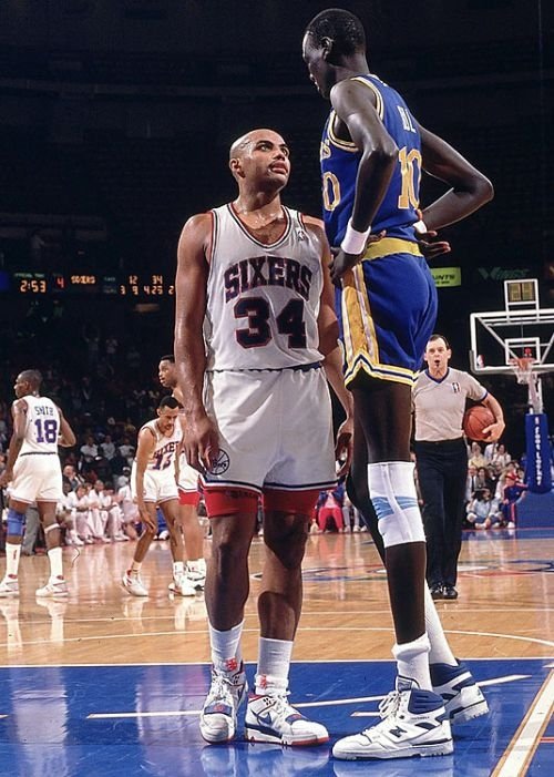 Manute Bol, the tallest NBA player