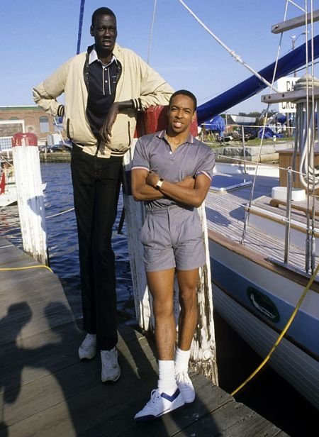 Manute Bol, the tallest NBA player