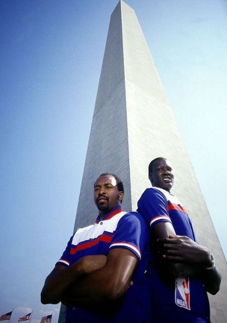 Manute Bol, the tallest NBA player