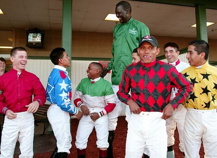 Manute Bol, the tallest NBA player